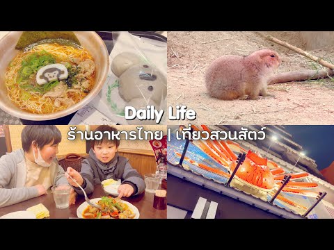 ชีวิตในญี่ปุ่นปี2•176 ไปร้านอาหารไทยที่เคยทำงาน เดินย่านซาคาเอะยามเย็น เที่ยวสวนสัตว์ดูสัตว์ขนพอง