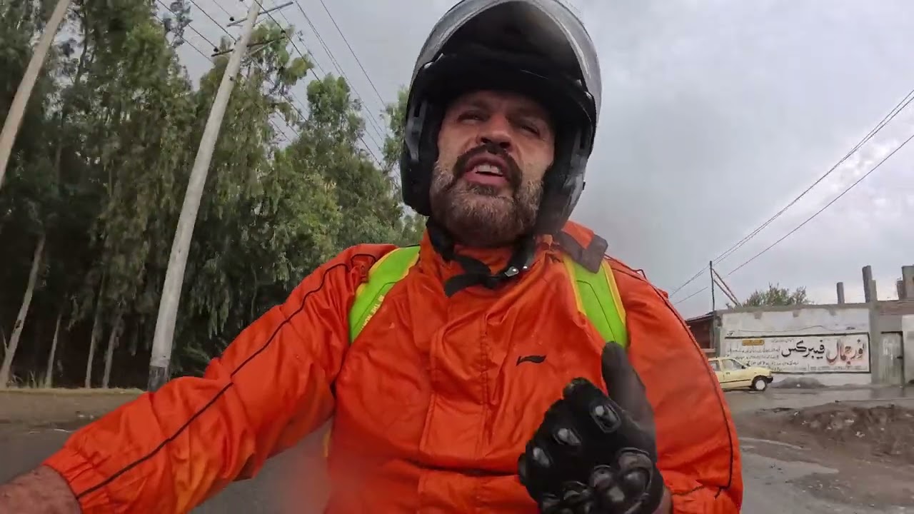Bike ride in the rain going to warsak dam Peshawar
