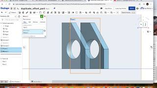 onshape offset mirror muller