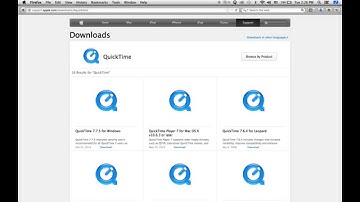 how to install Quicktime Player on macintosh and windows