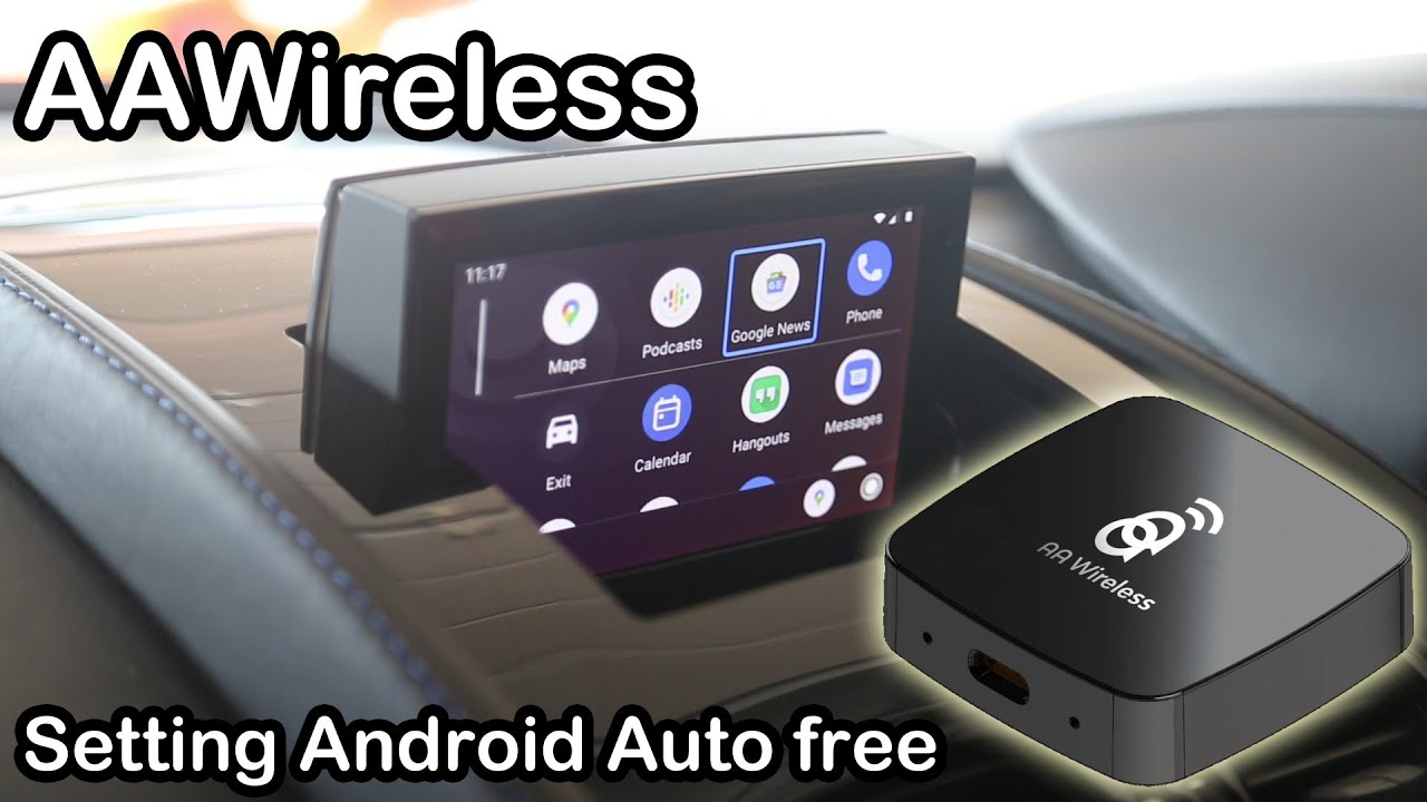 AAWireless - Unboxing, Setup and First Impressions Review - Setting Android  Auto Free 