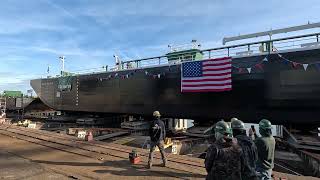 Gunderson Double Barge Launch 4 26