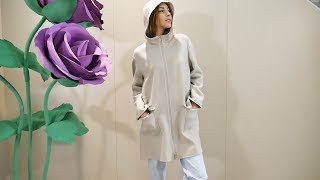 Женское пальто от Max Mara, шерсть virgin wool, review: ID 163432