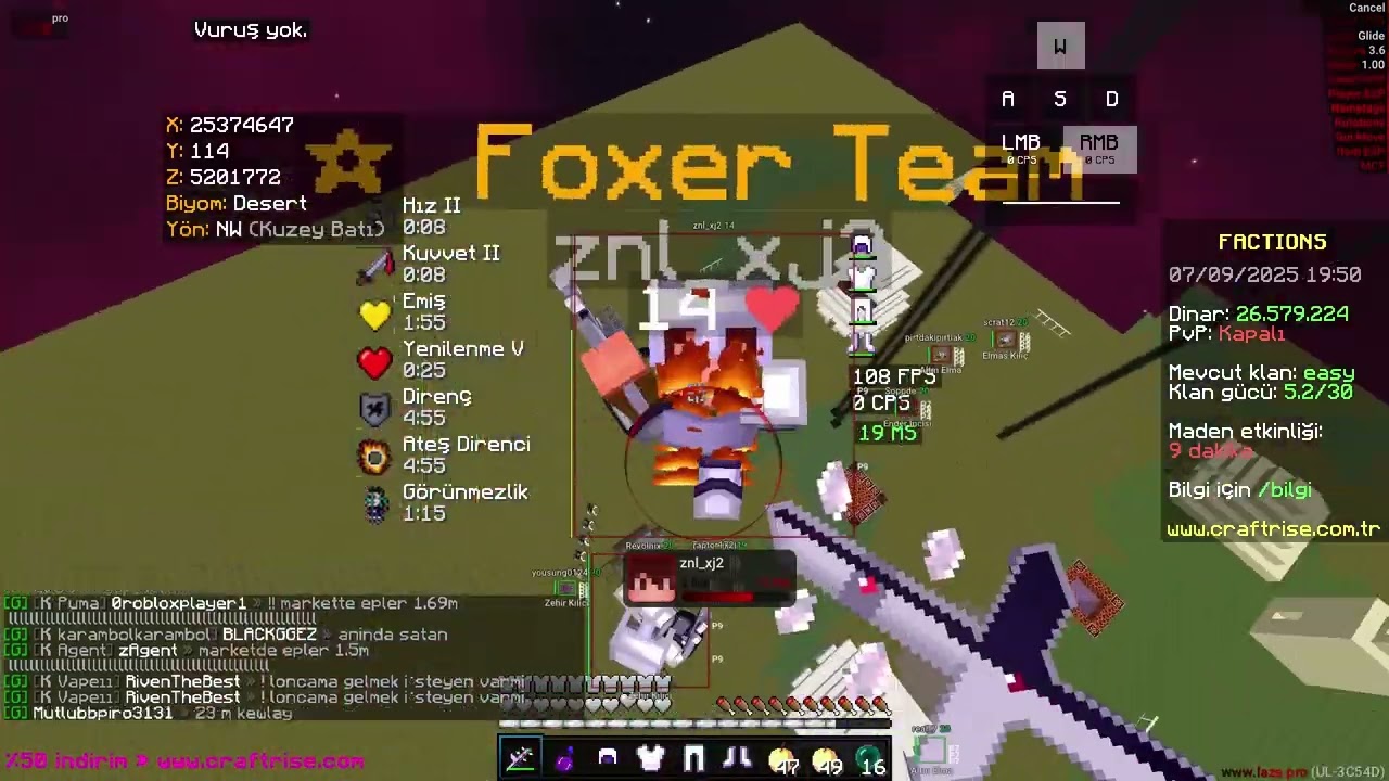 Craftrise Factions Laze Pro Edit Avı #craftrise #factions