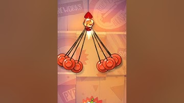 Cut The Rope Experiments 4-19 Rocket Science Walkthrough /  Solution Level Guide. 3 Stars.