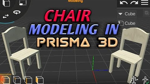 chair modelling in prisma 3d