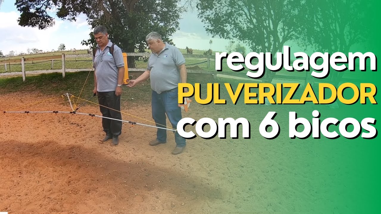 Regulagem de Pulverizador Costal com 6 Bicos. Ep#088