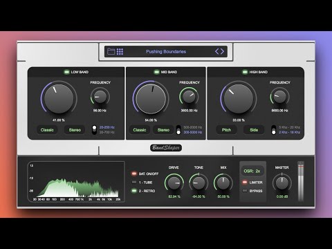 BandShaper VST3/AU - Quick Demo