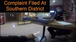 AA County Officer confronted for breaking the law.  Complaint Filed