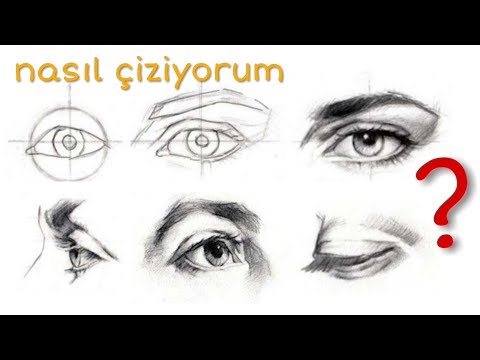 Göz Çizimi ( Farklı Açılardan ) nasıl yapılır