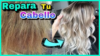 COMO REPARAR CABELLO DAÑADO ESTA MASCARILLA CASERA | NatyGloss