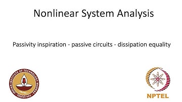Passivity inspiration - passive circuits - dissipation equality