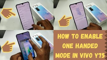 How to Enable one Handed Mode in VIVO Y75|How to enable one handed mode in Vivo y75 5G