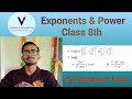 Ex - 10.1, Q 6 i & ii of Exponent & Power || By Chandresh Tiwari #ncert #maths #class8 #viralvideo
