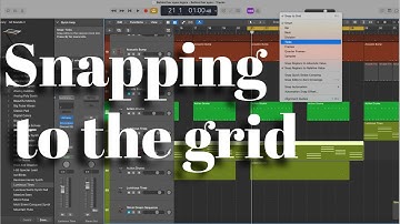 Snapping to the Grid - Logic Pro X