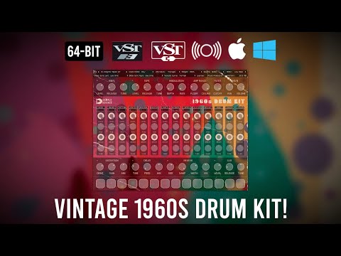 1960s Drum Kit VST VST3 AU plugin