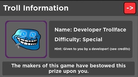 Find The Trollfaces Rememed - How to get Developer Trollface
