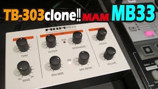 TB303クローン sine mb 33 mk2 ジャンク TB303クローン sine mb 33 mk2 ジャンク TB303クローン sine mb