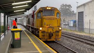 Trains In Christchurch - Coal Tranzalpine November December 2023