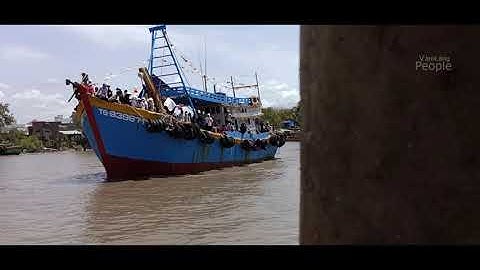 Cảng cá thuộc ấp Đôi Ma, xã Kiểng Phước, huyện Gò Công Đông