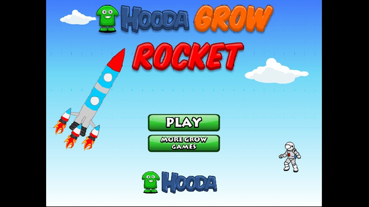 Grow Rocket - Launching into Space | Hooda Math - YouTube