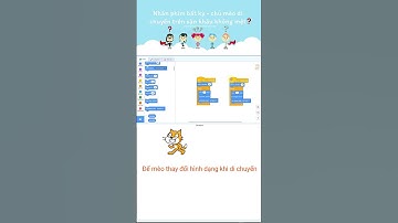 Làm Thế Nào Để Chú Mèo Di Chuyển Liên Tục Khi Nhấn Phím Bất Kỳ Trong Scratch #Short