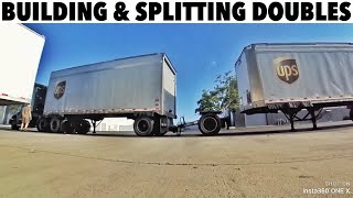 My Job - Splitting a set of Doubles, Swapping Trailers, Building a set of doubles.