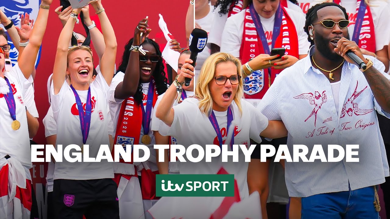 The Lionesses Trophy Parade! 🏆🇬🇧 | England Bring The Trophy Home!