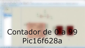 Contador de 0 hasta 99 con pic16f628a con proteus