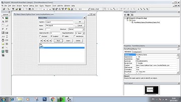 BAB 2 - Membuat Form Menu Utama Aplikasi Kasir VB 6