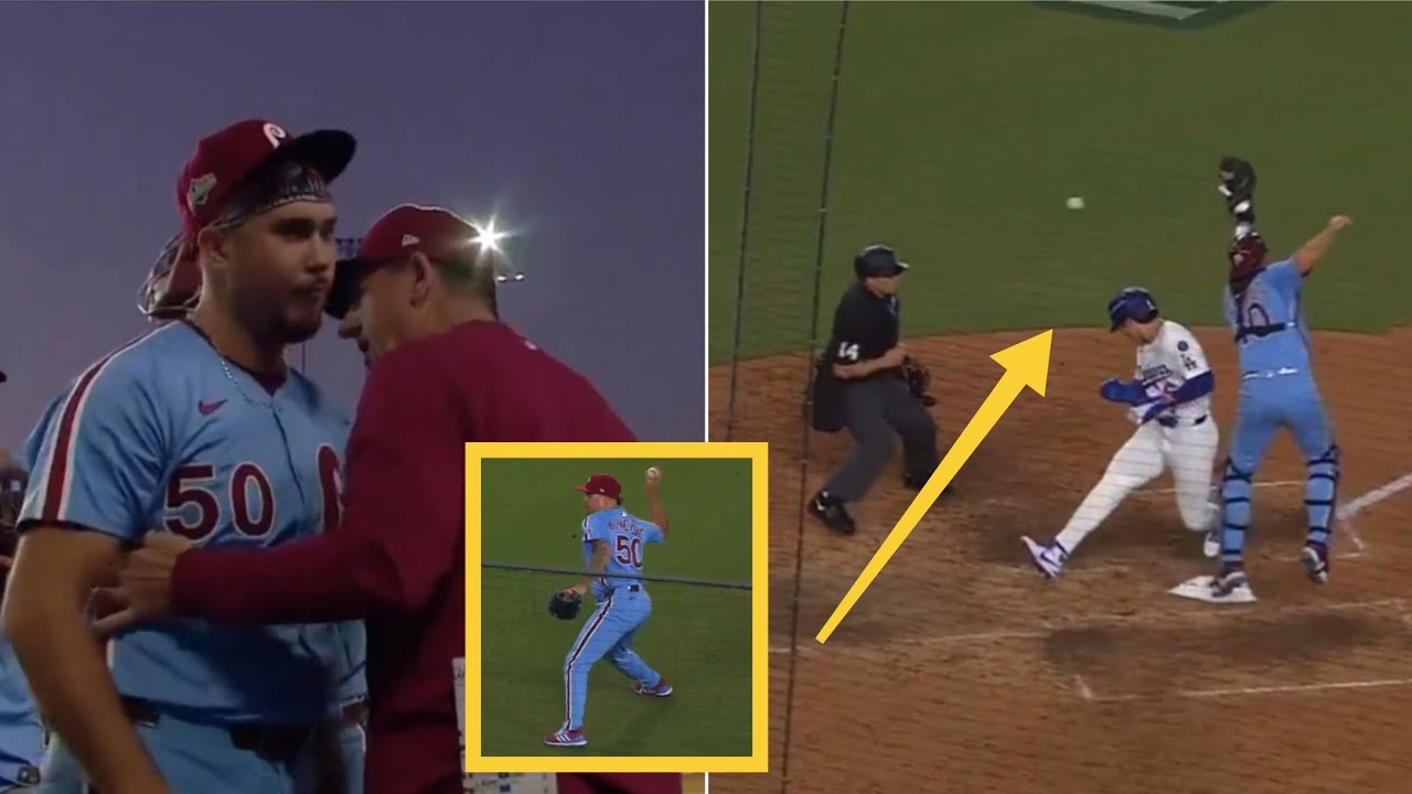 💔 Rob Thomson CONSOLING Orion Kerkering after Kerkering’s 11th Inning mistake vs Dodgers | Kerkering