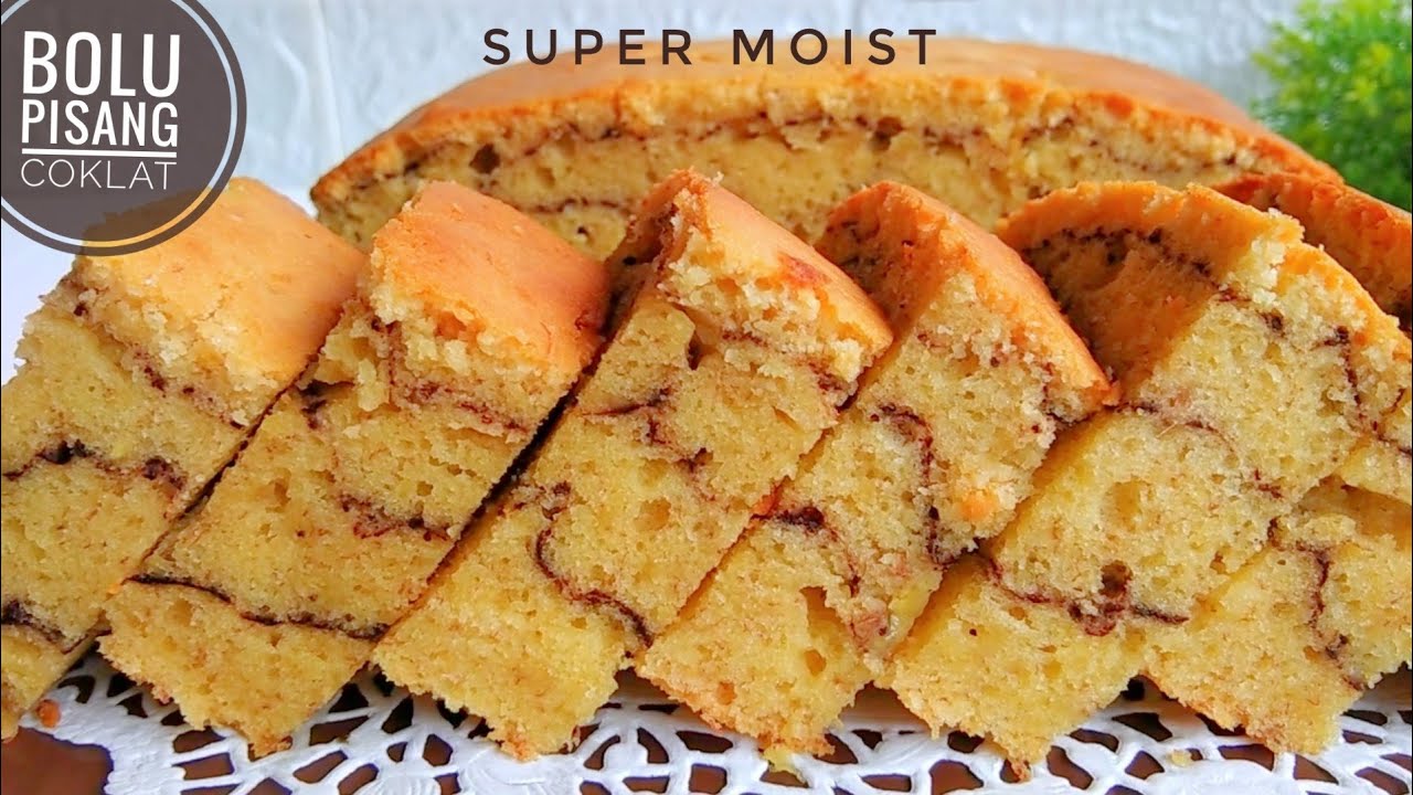 BOLU PISANG COKLAT SUPER MOIST ENAK BANGET LEMBUT BANGET BIKINYA MUDAH