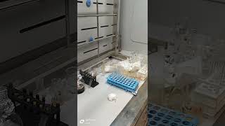 Fume Hood condition after colomn purification #biochemistry