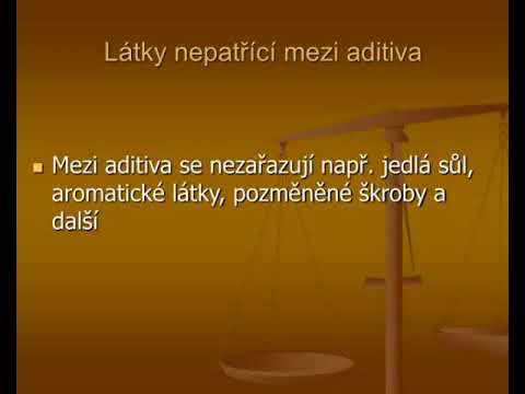 Video: Konzervační Látka Kyselina Sorbová E200 - Poškození, Aplikace
