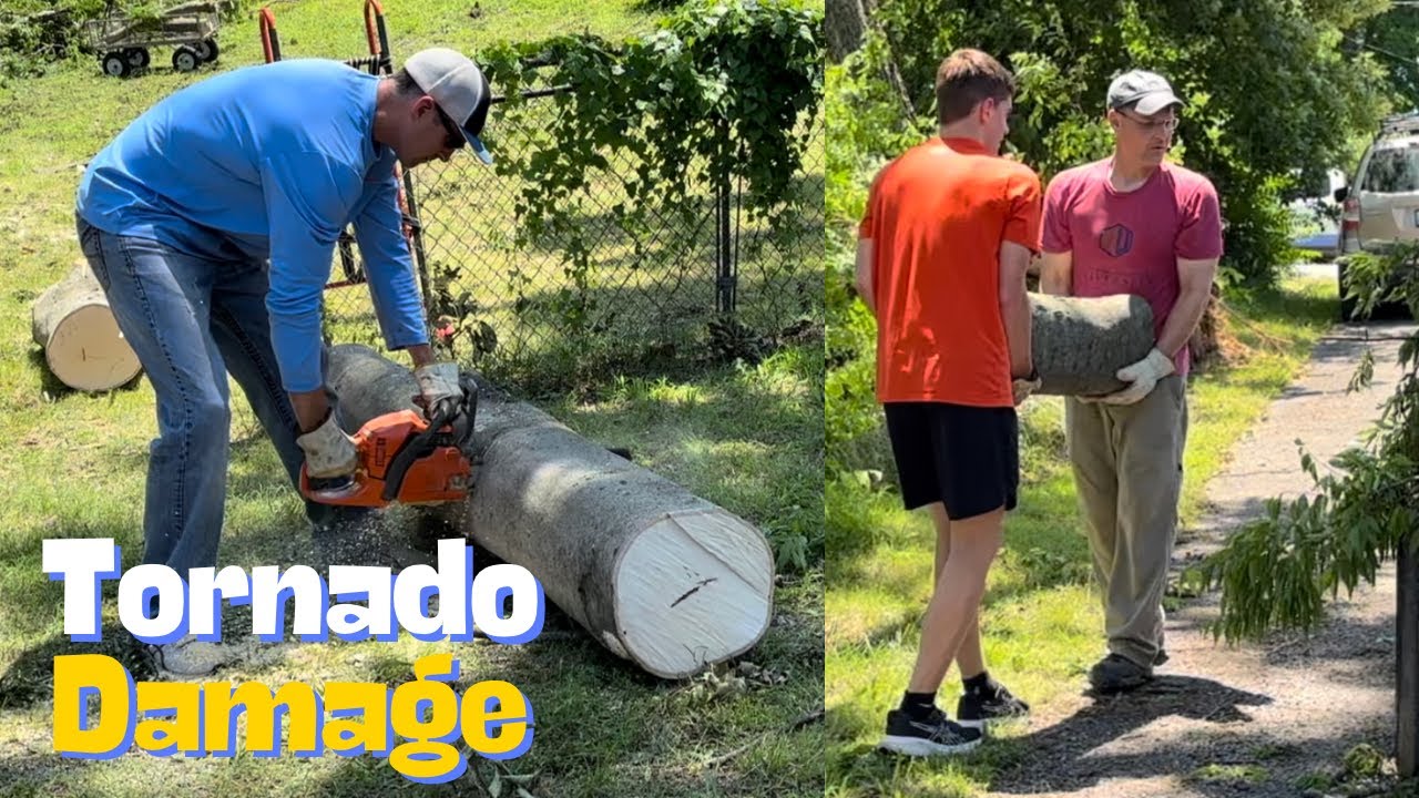 So much destruction | Tornado damage | Clean up - YouTube