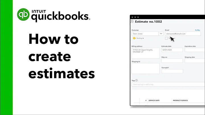 How to create estimates, quotes & proposals in QuickBooks Online
