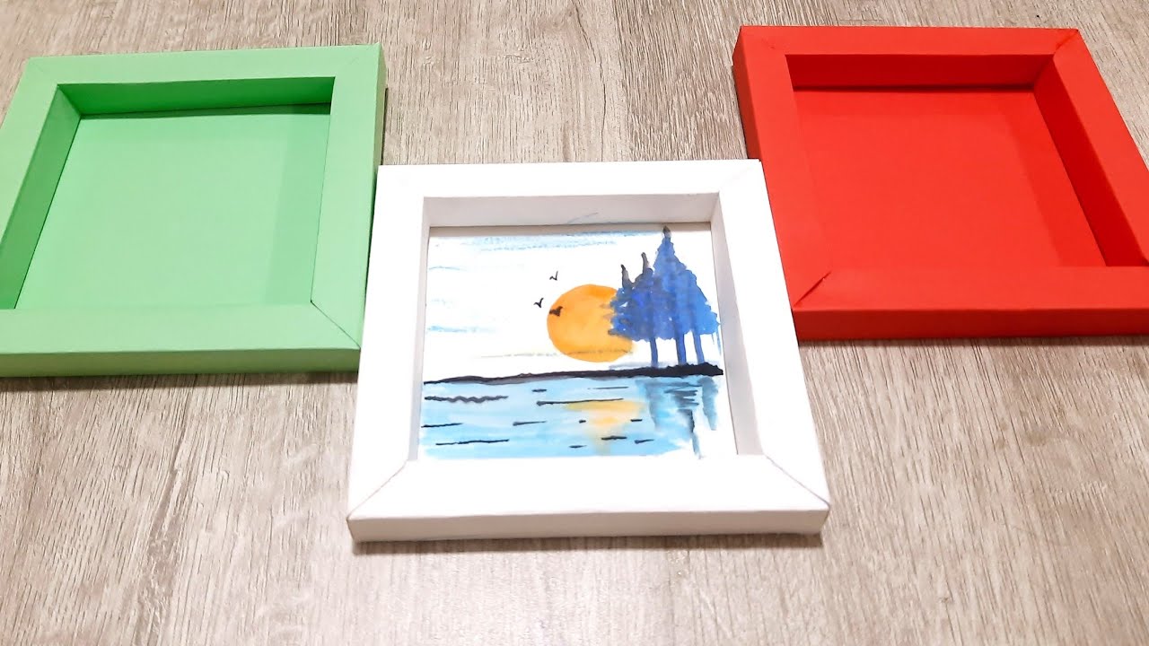 Shadow box frame tutorial | How to make box frame | DIY - YouTube