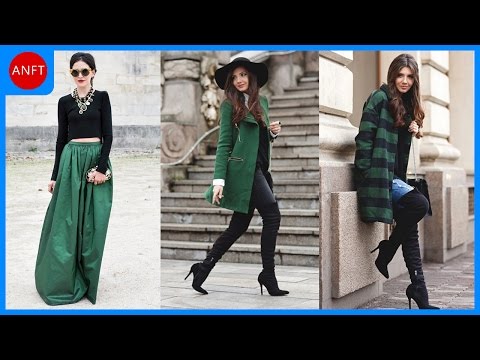 Get Trends of 9 Best Bottle Green Outfits for Women to Follo