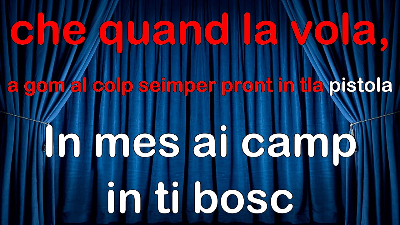 Gaudio Catellani La Pasareina TESTO BY KARAOKE MM