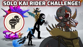 Can I Win With Only Using General Kai Rider? Stick War: Saga 2v2 Challenge Content