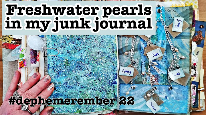 A waterfall in my junk journal #dephemerember 22
