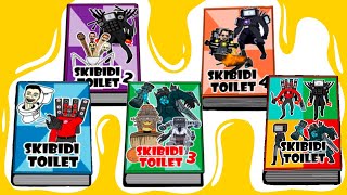 5 INCREIBLES LIBRO DE JUEGOS SKIBIDI TOILET