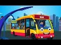 Wheels on the bus goes round and round nursery rhymes for children and kids songs