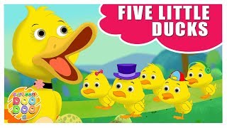 Five little Ducks | Nursery Rhymes in English for Kids | Cartoon Doo Doo TV