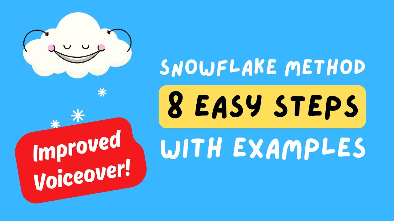 snowflake-method-in-8-easy-steps-with-examples-2024-youtube