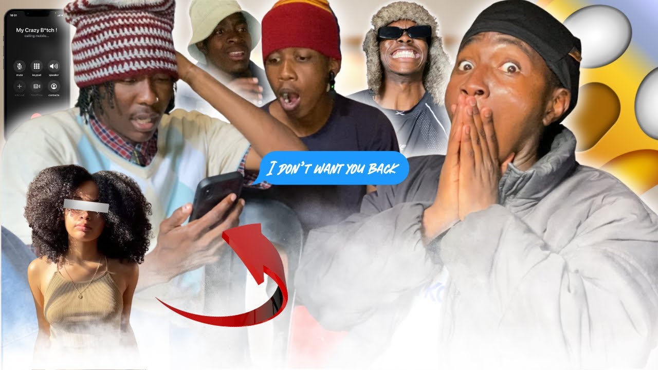 CALLING OUR EXES ( WE GOT EMBARRASSED)💔