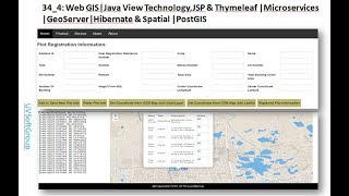 34_4: Thymeleaf | Spring Boot  | JPA  | Hibernate Spatial | PostGIS | Web GIS |GeoServer