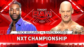 WWE2K24 | ShowOff! | Trick Williams vs. Baron Corbin | NXT Championship Match