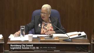 City Council Legislative Session 3-22 -16