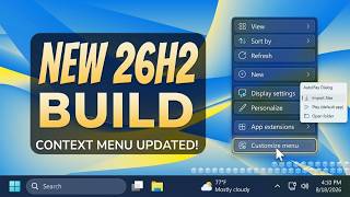 New Windows 11 26H2 Build 26340.9212 – New Context Menu, AutoPlay Dialog and more (Experimental)